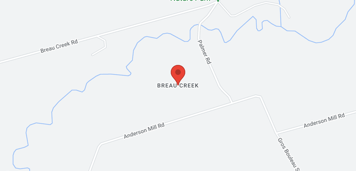 map of Lot Breau Creek
